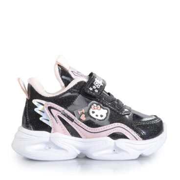 Tomwins Süper Star Bebe 0305 Siyah Pudra Rugan Cilt Spor Ayakkabı