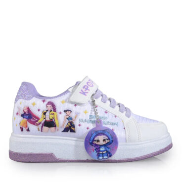 Prokids Filet 5005 Beyaz Lila Anorak Spor Ayakkabı