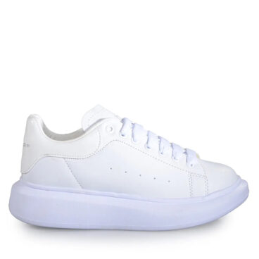 Bestof Garson 0150 Beyaz Beyaz Cilt Spor Ayakkabı