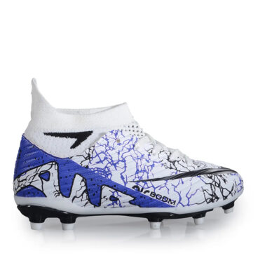 Laliga Filet 0600 Beyaz Mor Desenli Çoraplı Krampon Ayakkabı