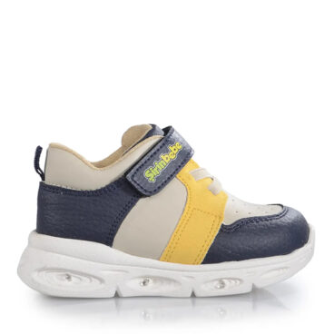 Şiringenç Bebe Işıklı Aynalı Laci Sarı Cilt Spor Ayakkabı