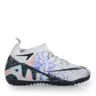 Laliga Filet 0600 Buz Siyah Desenli Çoraplı Halı Saha Ayakkabı