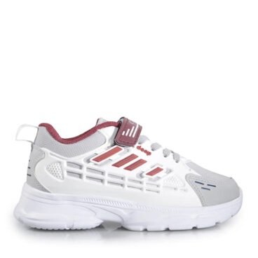 Armix Filet 0404 Beyaz Bordo Cilt Spor Ayakkabı