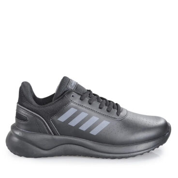 Bestof Garson 0100 Siyah Siyah Cilt Spor Ayakkabı