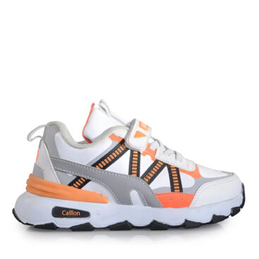 Cll Filet 1224 Beyaz Buz Turuncu Cilt Spor Ayakkabı