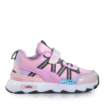 Cll Filet 1224 Pembe Siyah Lila Cilt Spor Ayakkabı