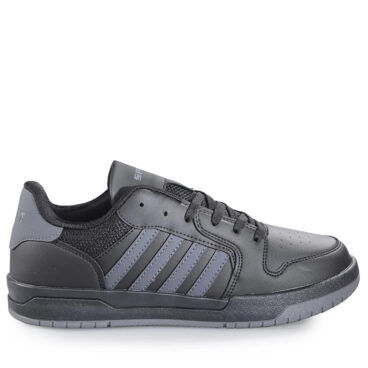 Lambırlent Merdane 2200 Siyah Füme Cilt Spor Ayakkabı