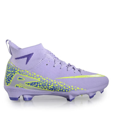 Laliga Garson 0610 Lila Sarı Çoraplı Krampon Ayakkabı
