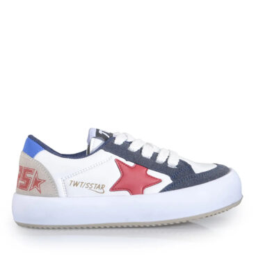 Tiwittoys Filet 0023 Beyaz Laci Kırmızı Cilt Spor Ayakkabı