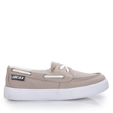 Lucas Garson 0555 Bej Keten Spor Ayakkabı