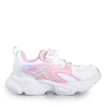 Picasso Kids Filet 0326 Beyaz Pembe Anorak Spor Ayakkabı