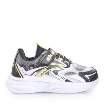 Gür Shoes Filet 205 Siyah Sarı Cilt Spor Ayakkabı