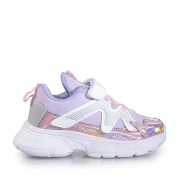 Cll Patik 1126 Lila Parlak Buz Cilt Spor Ayakkabı