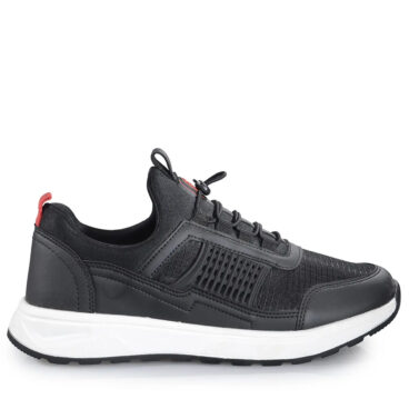 Gclass Merdane 6016 Siyah Kırmızı Cilt Spor Ayakkabı