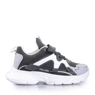 Cll Filet 1126 Siyah Buz Beyaz Cilt Spor Ayakkabı