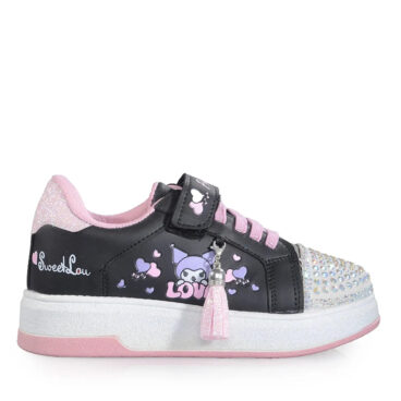 Prokids Filet 4110 Siyah Pembe Cilt Spor Ayakkabı