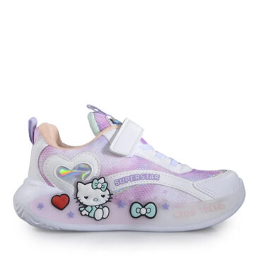 Tomwins Süperstar Filet 0010 Beyaz Lila Gümüş Anorak Spor Ayakkabı