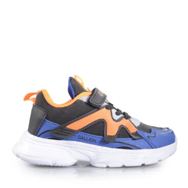 Cll Filet 1126 Siyah Sax Turuncu Cilt Spor Ayakkabı