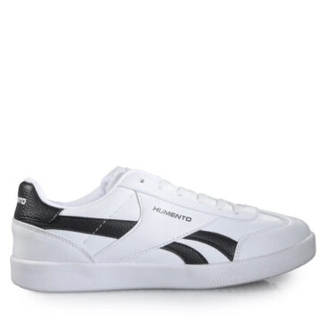 Humento Merdane 2253 Beyaz Siyah Cilt Spor Ayakkabı