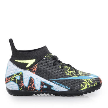 Laliga Filet 0600 Siyah Sarı Desenli Çoraplı Halı Saha Ayakkabı