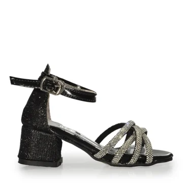 Verlass Patik 4 Bilyeli Siyah Sandalet